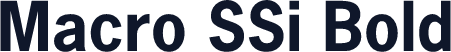 Macro SSi Bold