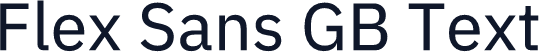 Flex Sans GB Text