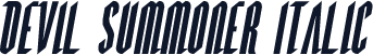 Devil Summoner Italic