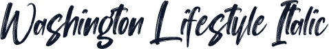Washington Lifestyle Italic