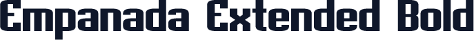 Empanada Extended Bold