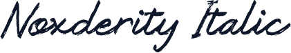 Noxderity Italic