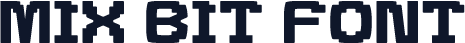 Mix Bit Font