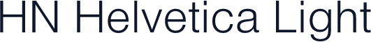 HN Helvetica Light