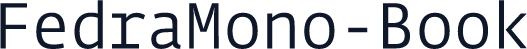 FedraMono-Book