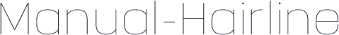 Manual-Hairline