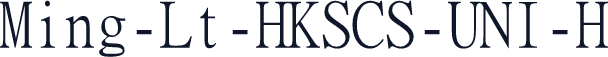 Ming-Lt-HKSCS-UNI-H