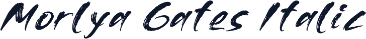 Morlya Gates Italic