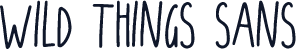 Wild Things Sans
