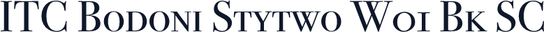 ITC Bodoni Stytwo W01 Bk SC