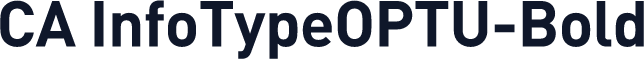 CA InfoTypeOPTU-Bold