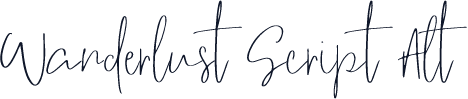Wanderlust Script Alt