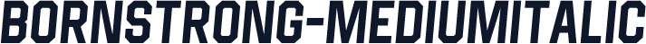 BornStrong-MediumItalic