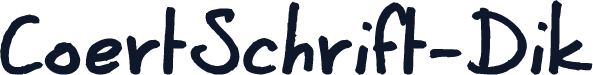 CoertSchrift-Dik