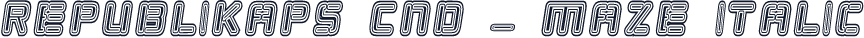 Republikaps Cnd - Maze Italic
