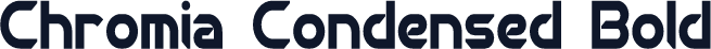 Chromia Condensed Bold