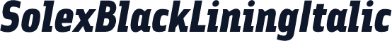SolexBlackLiningItalic