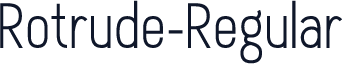 Rotrude-Regular