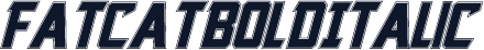 Fatcat Bold Italic