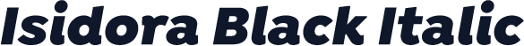 Isidora Black Italic