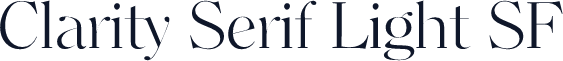 Clarity Serif Light SF