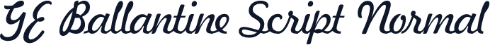 GE Ballantine Script Normal