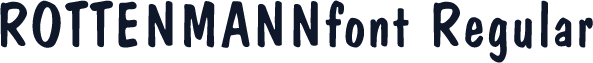 ROTTENMANNfont Regular