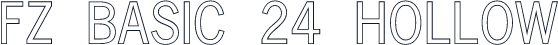 FZ BASIC 24 HOLLOW
