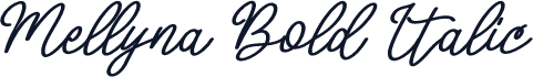 Mellyna Bold Italic
