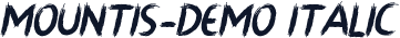 MOUNTIS-Demo Italic