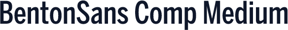 BentonSans Comp Medium