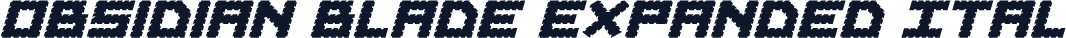 Obsidian Blade Expanded Ital