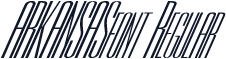 ARKANSASfont Regular