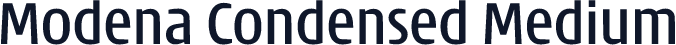 Modena Condensed Medium