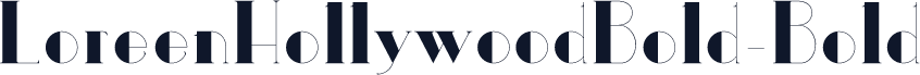 ☞LoreenHollywoodBold-Bold