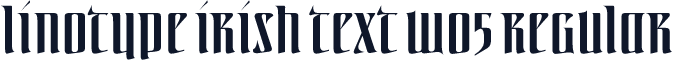 Linotype Irish Text W05 Regular