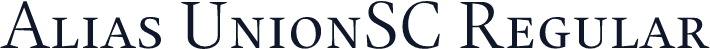 Alias UnionSC Regular