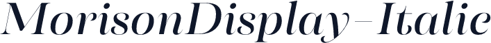 MorisonDisplay-Italic