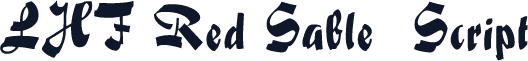 LHF Red Sable  Script