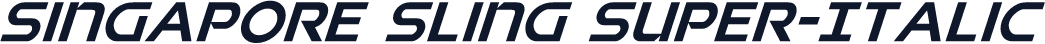 Singapore Sling Super-Italic
