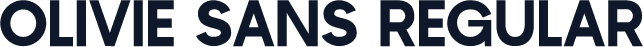 Olivie Sans Regular
