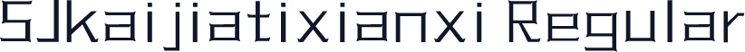 SJkaijiatixianxi Regular