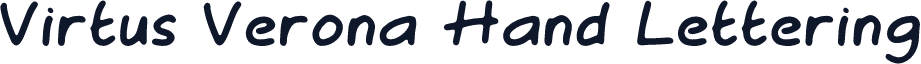 Virtus Verona Hand Lettering