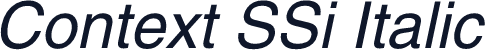 Context SSi Italic