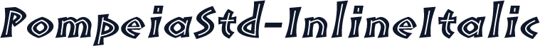 PompeiaStd-InlineItalic