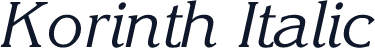 Korinth Italic