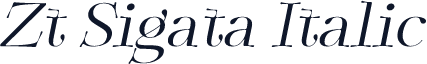 Zt Sigata Italic