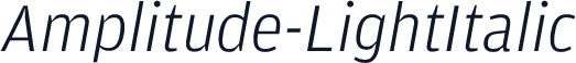 Amplitude-LightItalic