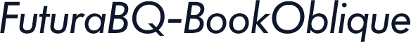 FuturaBQ-BookOblique