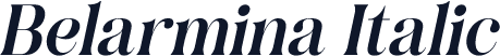 Belarmina Italic